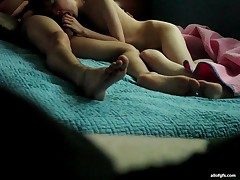 Proximate camera hardcore coitus forth young couple