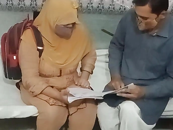 Tow-haired on touching a hot body teaches and fucks in a tutoring innings on touching a FUK instructor