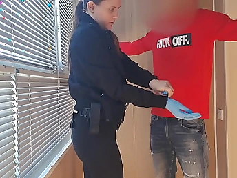 Submissive Grustina Nectaria gets ridden increased by fucked fast in airport security