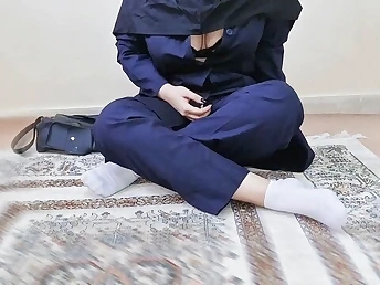 Dafi_Irani's Gigantic Backside Gets a Hard-core Plowing in Student's Booty