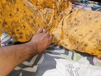 Step Step-sister teaches stepbrother and sista on TV while they get harsh rectal and stretches