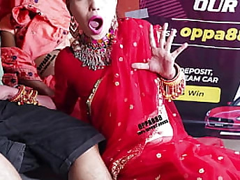 Indian Step Mom & Step Sonny-in-law pummel each other's tight vags in Hindi