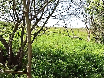 Mischievous mature COUGAR gets her rear end smashed in nature like a doggystyle