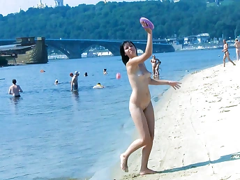 An adorable nudist nymphs