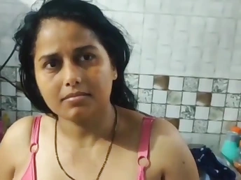 Drill-A-Thon in the kitchen maid making food and enjoy pusssy plow.