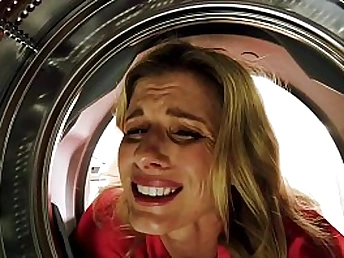 Plowing My Stuck Step Mom in the Rump while she is Stuck in the Dryer - Cory Haunt