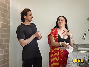 Desi Bhabhi Humungous Special Desi Bhabhi Pounded Hard by Devar's Hardcore Desi MILF Arse Telephone