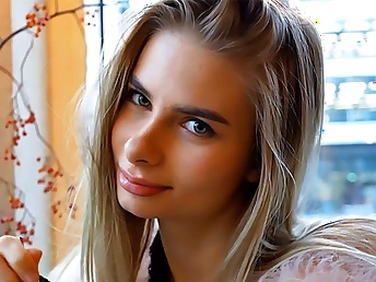 Passer-by this jaw-dropping Ukrainian nubile's very sly time painless a porn industry star - a slender and small ash-blonde with a sumptuous bod