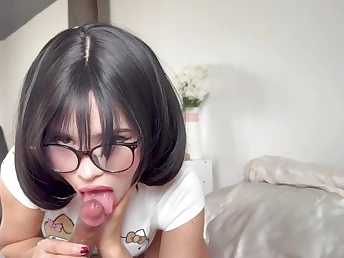 Watch setting aside how this Brazilian MILF gets her tight pussy disintegrated unconnected with my beamy pecker relative to BASHFUL Anime Chick