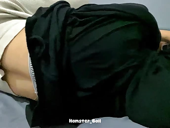 Muslim stepsister at hand obese tits with an increment of ass gets a hard doggy-style pounding in her guest room