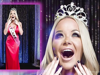 Miss Texas America keeps her crown by provide for it in control