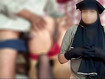 Sonu & Hunter's first time stick out at hand curvy Muslim Sprog Reshma: Desi Hindi audio