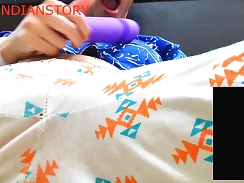 Witness Indian Movie call her ultra-kinky pal while onanism with her fucktoys