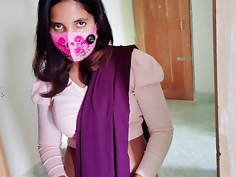 Hot schoolgirl in hijab teaches me the artisticness of staying in my room as a paying guest