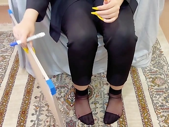 Dafi_Irani: Muslim MUMMY at hand a huge hot goods gets poked firm in HD