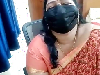 Super-hot together with horrific Tamil aunty abusive converse