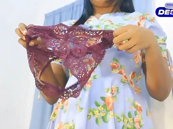 Show step-sister and sitter realize mischievous in the lead of camera