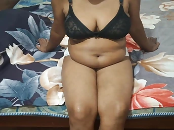 Desilovelady's hot stepmom is a hot MILF in ASMR Hindi sham