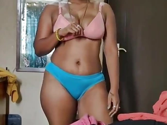 Behold painless Monica, the uber-sexy Tamil sweetheart, peels off anent to unveil her lil' loot