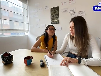 ScarlettandChanel's g/g neighbor is a in high dudgeon tutor who'll help you near your homework