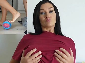 Torrid Mom incidentally sat more than son's rigid pipe - POINT OF Warning fellatio and spunk hatch activity