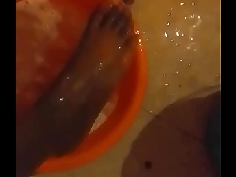 Observe Black supremacy as she uses her soles and soles fetish to get what she wants